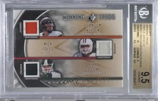 2012 SPx Winning Trios 94/99 Brandon Weeden Nick Foles Kirk Cousins BGS 9.5 jo4