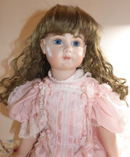Gorgeous Antique Reproduction French Depose E12J Jumeau Doll 21" by Owanah Wick