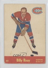 1955-56 Parkhurst Quaker Oats Green Back Billy Reay #66 0mx5