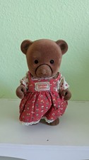 Vtg Tomy Sylvanian Families Electronic Girl Teddy Bear WORKING 7"