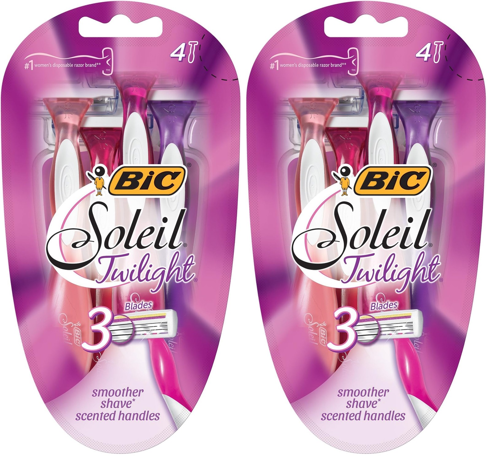 Lavande Size 4ct Bic Soleil Shaver Lavender 4ct Ea (pack Of 2)
