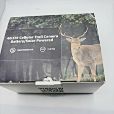 Sehmua RBX-H10, 4G LTE Cellular Trail Camera Battery Solar Powered Hunting, Farm