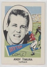 1961 Nu-Cards Football Stars Andy Timura #127 fm0