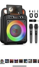 JYX Karaoke Machine With 2 Microphone Portable Party Speaker Bluetooth