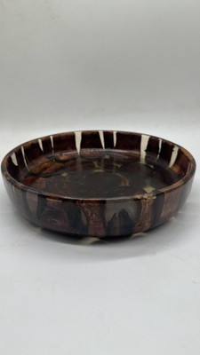 Museum-Quality Handcrafted Wood & Resin Art Bowl   One-of-a-Kind Luxury Peace