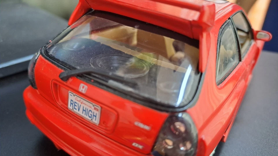 Honda Civic TypeR in scala 1:25 rara vintage da collezione - Immagine 4 di 4