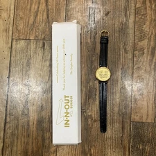 In-N-Out Hamburgers 50th Anniversary Watch With Pin Vintage 1998