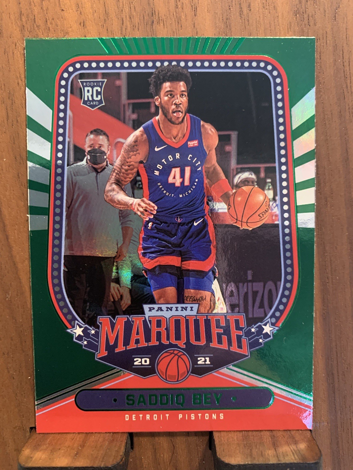 2020-21 Panini Chronicles - Marquee Saddiq Bey #248 Green (RC)