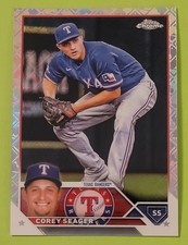 2023 Topps Chrome - Corey Seager #45 Logofractor - Texas Rangers