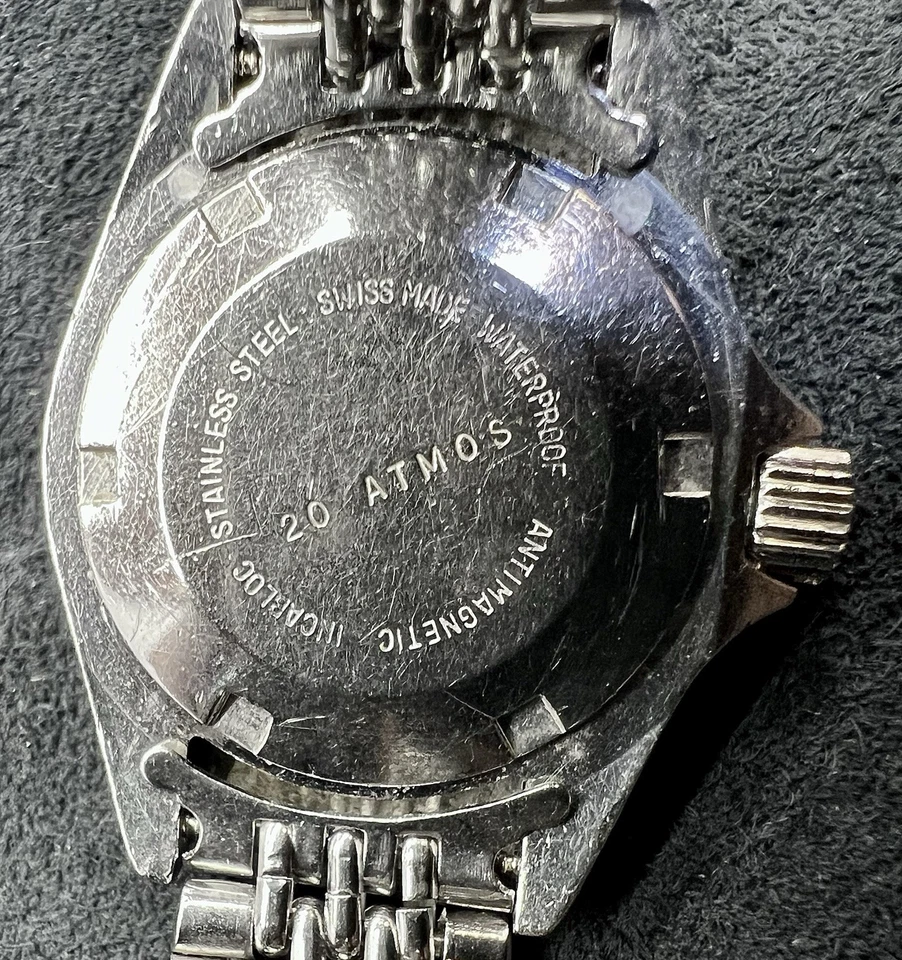 VINTAGE DIVER BREIL Ok LADY S.STEEL MONNIN CASE SWISS AUTOMATIC ETA COKE BEZEL - Image 2 of 4