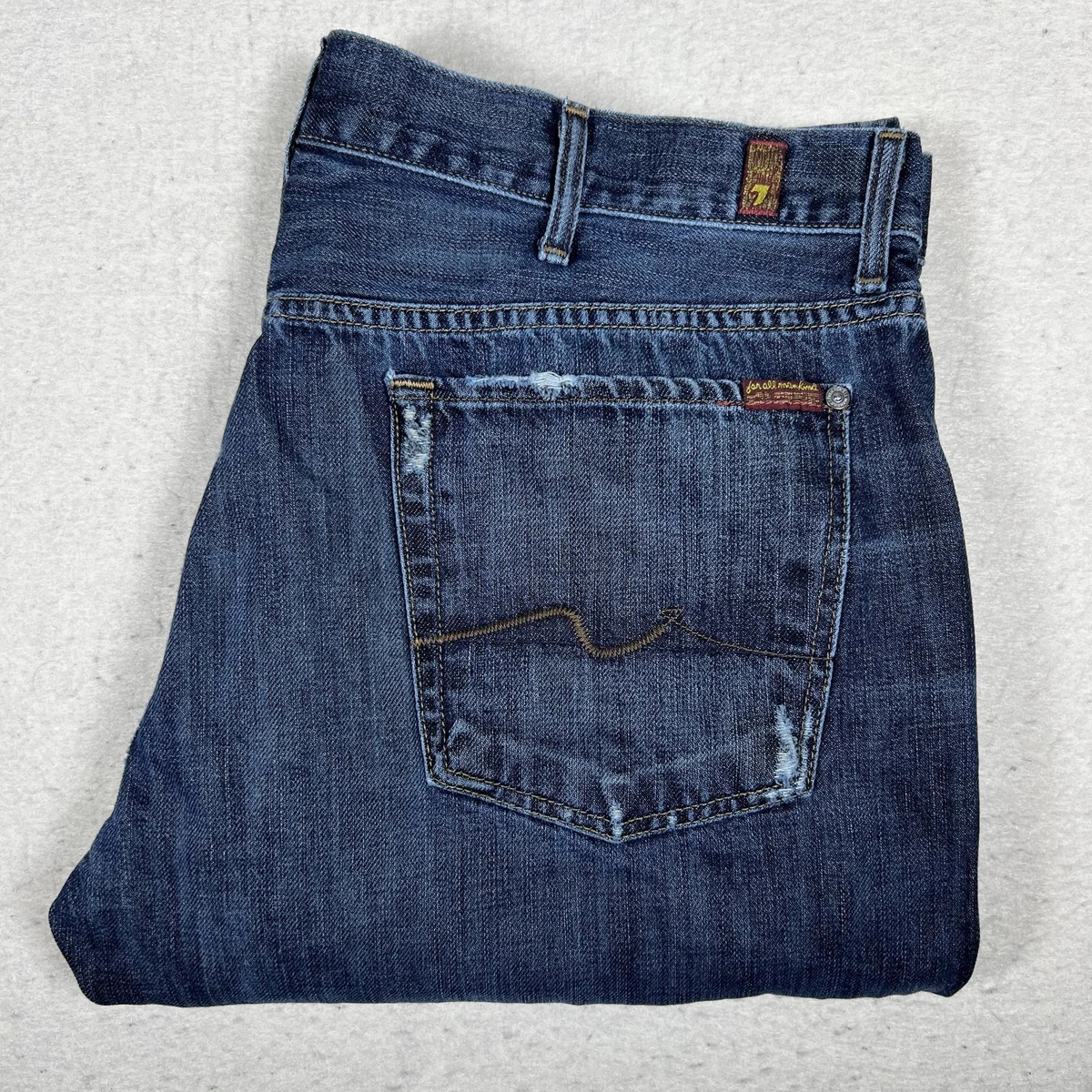 Jeans 7 For All Mankind - Taille 40/35 - Coupe Droite Classique - Neuf Avec étiquettes (RARE)