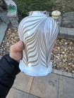 Todd Phillips Hand Blown Studio Art Glass Pulled Feather Iridescent Lamp Shade 5 — photo 3