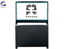 New For MSI Katana GF66 11UE 11UG MS-1581 LCD Back Cover Front Bezel Hinges