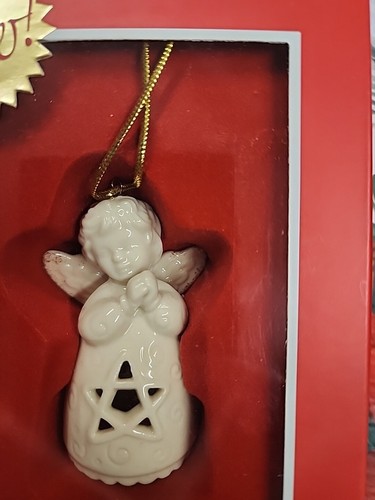 Lenox Angel Wishes Star Bell Ornament - 2.75" Tall - #847023 - Picture 2 of 9
