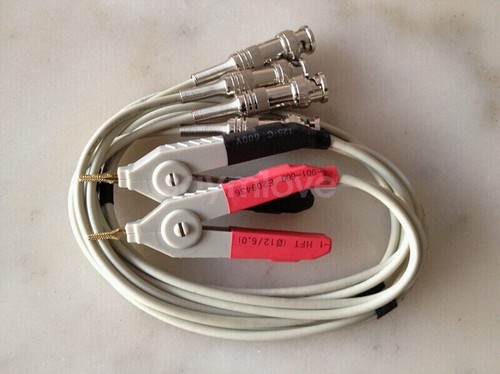 LCR Meter Test Leads Lead / Clip Cable / Terminal Kelvin Probe Wires w/ 4 BNC - Picture 3 of 4