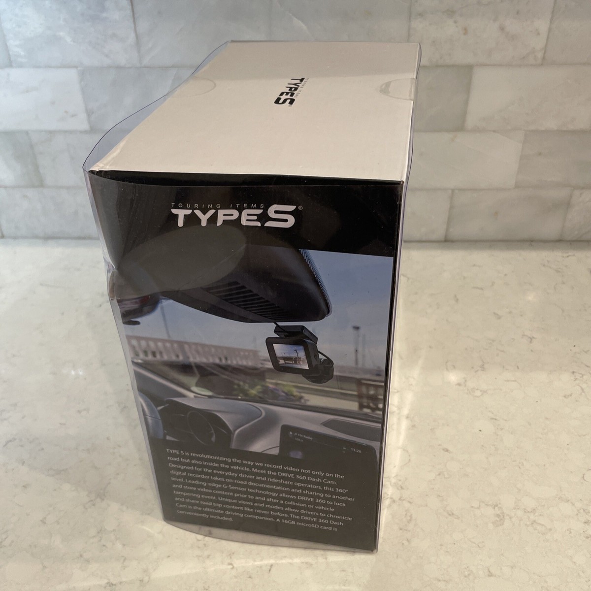 New Sealed Touring Items Type S Drive 360 Dash Cam Camera / Item