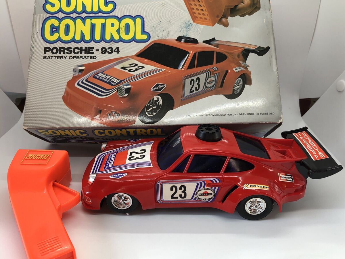 Vintage Porsche 934 Carrera RC Sonic controlled car in Vintage Porsche 934 Carrera RC Sonic controlled car in