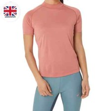 Image of Asics Top Running Gym Women's 10/12/14 Large NAGINO RUN SS TOP Soft Lightweight