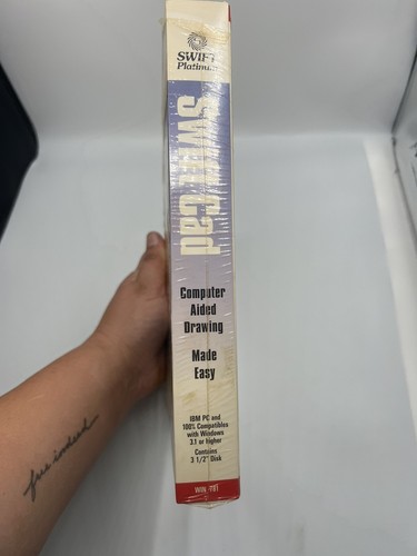 Swift CAD Vintage Software 1995 Computer Aided Drawing For Windows 3.5" Disk - Bild 3 von 7