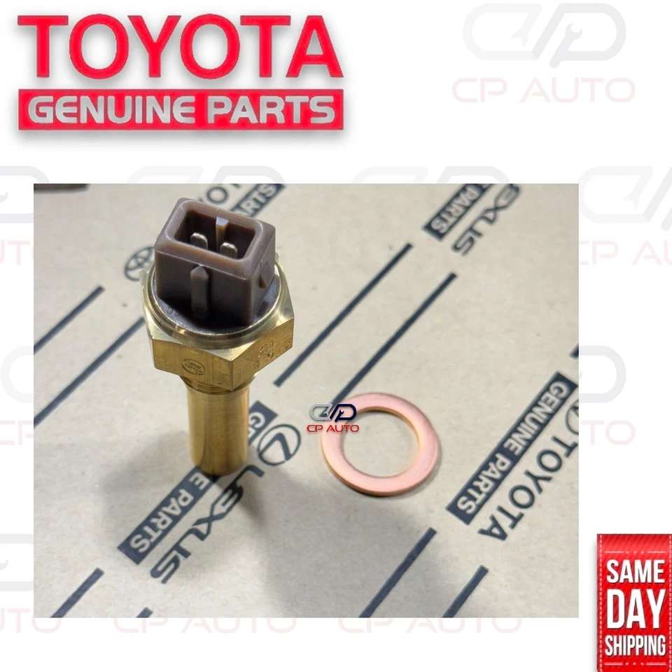 84-89 TOYOTA 4RUNNER 22RE ARRANQUE EN FRÍO INYECTOR INTERRUPTOR DE TEMPERATURA DE TIEMPO FABRICANTE ORIGINAL NUEVO Foto 2 de 4