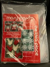 Mary Maxim Needlepoint Christmas Ornament 47233 Cardinals Ornament Kit New
