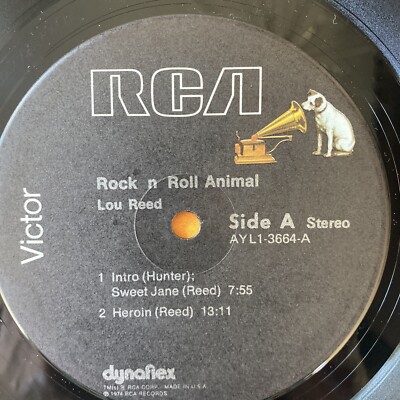 欧LP Lou Reed Rock N Roll Animal 88985349041 RCA Victor /00260 Lou Reed – Rock N Roll Animal – Vinyl (Indianapolis Pressing
