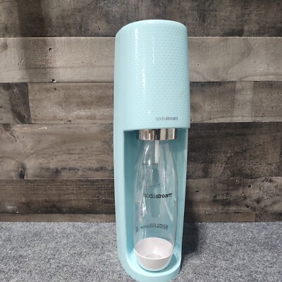 Sodastream SPT-001 Icy Blue Sparkling Water Soda Machine & Bottle
