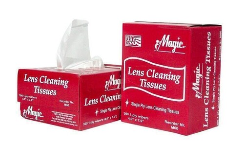 Magic New Lens Cleaning Tissues 1 Box (300 Towelettes) - MS93225 *FREE SHIPPING*