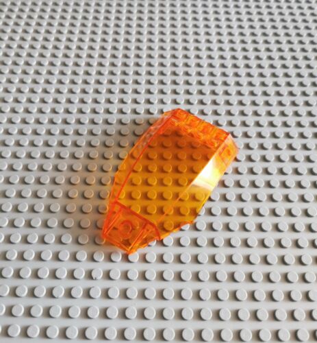 Lego Cockpit Scheibe 10x6x2 transparent orange Sticker Batman 45705 76012 P63