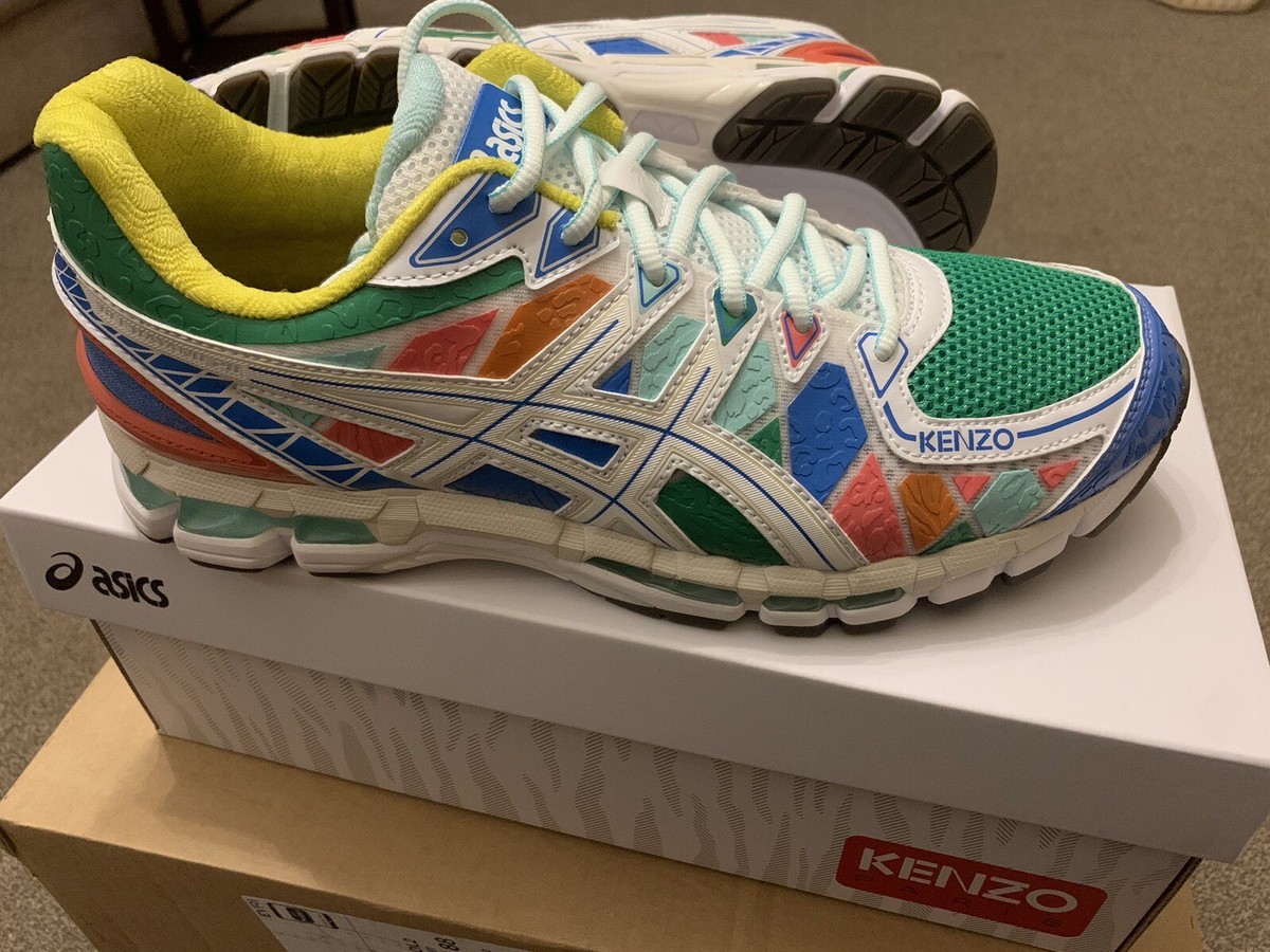 Kenzo Asics gel- kayano 20 Multi white (mens) Uk10 UK