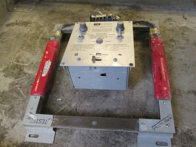 FPE Ground Fault Relay & Sensor GLR-T 50kA 600VAC Type RZ sensor Used