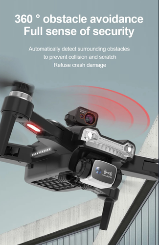 DROHNE 4K WIFI GPS MIT TASCHE + AKKU QUADCOPTER PROFESSIONELL VERMEIDET STAUS - Bild 4 von 18