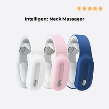 Intelligent Portable Neck Massager Heat Pulse Vibration Pain Relief Machine New