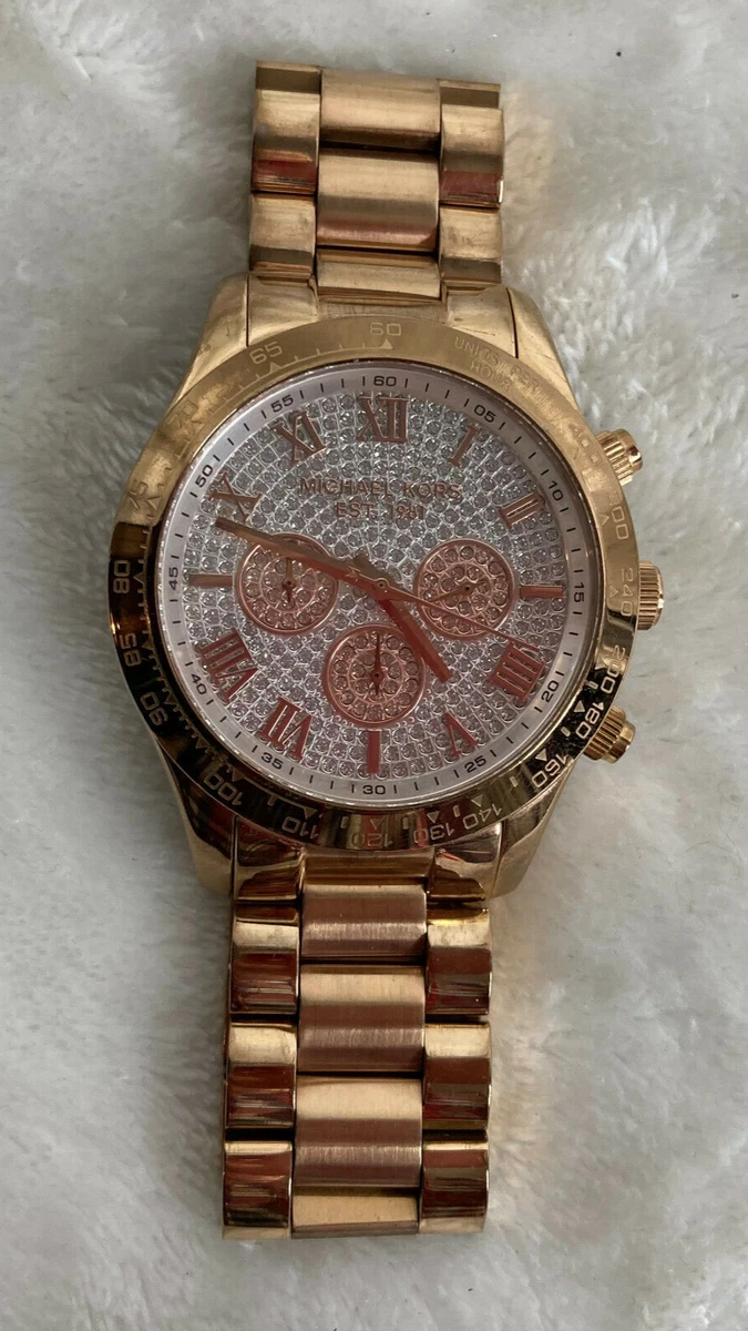 Michael kors hotsell stainless steel caseback