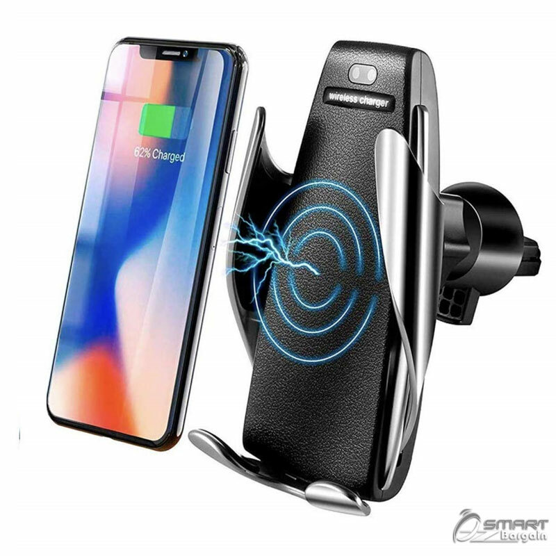 Smart Sensor Wireless Car Charger Mount Air Vent Holder For iPhone