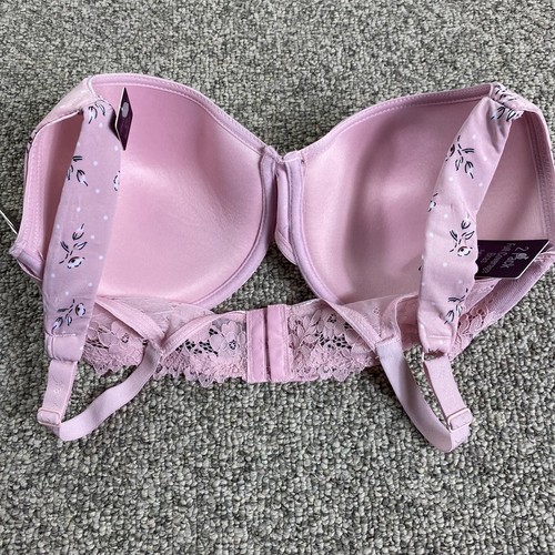 Gloria Vanderbilt BH 36DD Bügel vollflächig rosa geblümt neu - Bild 8 von 13