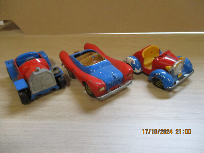 3 Cars Polistil Disney Micky Donald