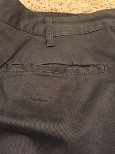 NEW NWT! Claiborne Men's Shorts Flat Front Size 48 Galaxy Grey (Gray) MSRP $50 - Picture 4 of 6
