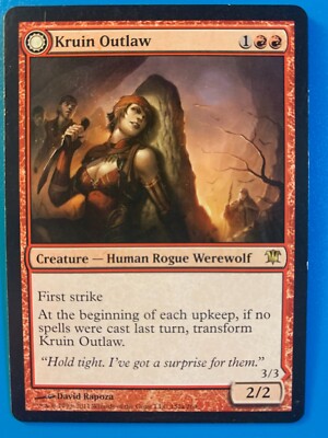 MTG 1x Kruin Outlaw / Terror of Kruin Pass Innistrad Magic the Gathering x1 NM