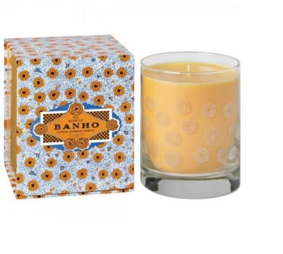Banho Citron Candle by Claus Porto Vela Aromatica 70 Hour Soy 10.5 oz NIB