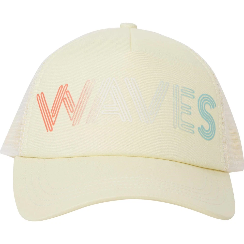 New Billabong  Aloha Forever Waves Yellow Womens Trucker Hat Cap - Image 2 of 3