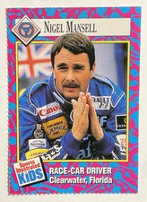 1993 Sports Illustrated for Kids NIGEL MANSELL #114 Race Car Driver