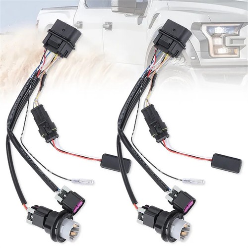2X Headlight Conversion Wiring Harness Part For Dodge Ram 1500 2500 3500 2013-18 - Picture 11 of 12