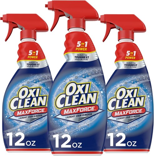 Max Force Laundry Stain Remover Spray, 12 Fl. Oz, 3-Pack - Picture 2 of 10