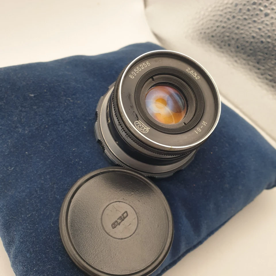 Lens Industar 61 2.8/52mm Soviet Era m39 Lens Zebra for RF 35mm Camera Fed Zorki - Image 4 of 4
