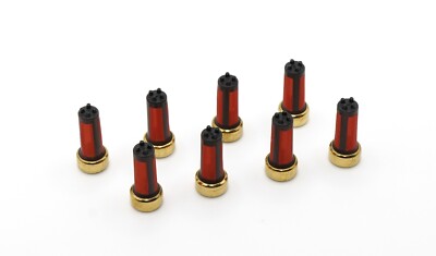8x Stück Upgrade Filter rot Einspritzdüse EV1 VW AUDI BMW Porsche Opel Mercedes