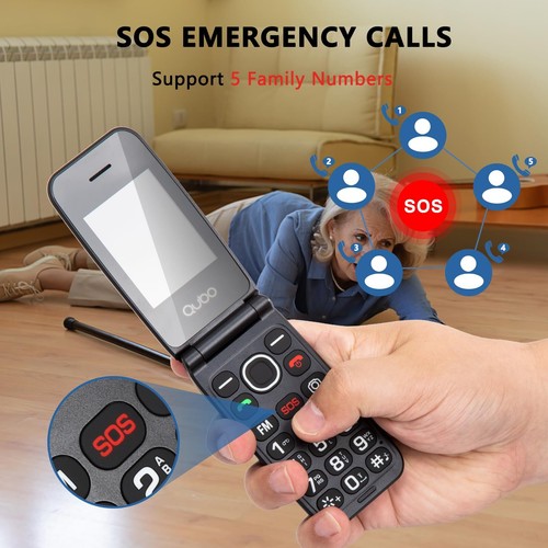 Téléphone à Clapet Téléphone Portable Senior GSM pour Personnes âgées écran 2... - Imagen 4 de 7