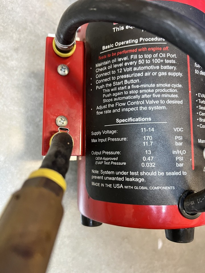 REDLINE 950003C SMOKE PRO TOTAL TECH 3C WITH EASY INTAKE LEAK