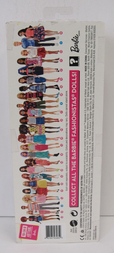 2015 Barbie Fashionistas Curvy Doll "Chambray Chic" #22 NRFB BR321 - Picture 2 of 2