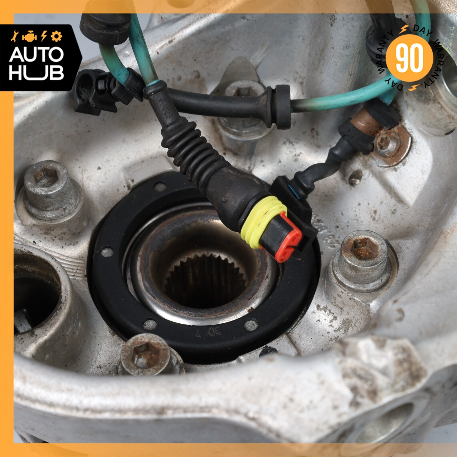 11-19 Maserati GranTurismo M145 Rear Left Side Spindle Knuckle Hub OEM 44k